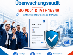 Successful Follow-Up Audit by TÜV SÜD