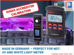 Combination measuring device for UV/Lux - also with DAkkS calibration certificate